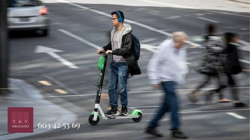 Accidente en patinete