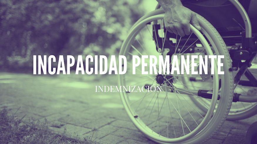 Indemnizacion por incapacidad permanente total en accidente de trafico